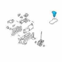 OEM Kia Sportage Knob Assembly-Gear Shift Diagram - 46720D4200WK