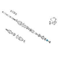 OEM 2020 Infiniti QX60 Bearing-Support Diagram - 39774-3JA1A