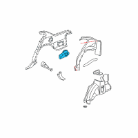 OEM 1999 Oldsmobile Cutlass Housing-Fuel Tank Filler Pipe Diagram - 22603091