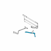 OEM Ford Explorer Oil Cooler Line Diagram - 1L2Z7R081BA