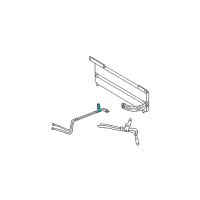 OEM Ford Cooler Line Clip Diagram - 1L2Z-7N291-AA