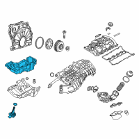 OEM 2017 BMW 430i xDrive Oil Pan Diagram - 11-13-8-611-694