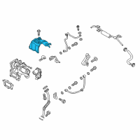 OEM 2020 Hyundai Elantra Protector-Heat Diagram - 28525-03415