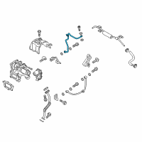 OEM Hyundai Elantra Pipe Assembly-Oil Feed Diagram - 28240-03010
