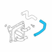 OEM 2020 Nissan Versa Hose-Water, Oil Cooler Diagram - 21307-5RB0A