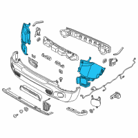 OEM 2015 Jeep Renegade Reflector-FASCIA Diagram - 68255513AA