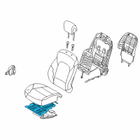 OEM 2018 Hyundai Santa Fe Sport Heater-Front Seat Cushion Driver Diagram - 88190-4Z010