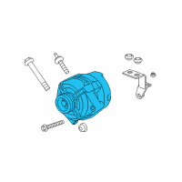 OEM Saturn Vue Alternator Diagram - 84009387