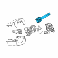 OEM 2020 Chevrolet Camaro Wiper Switch Diagram - 84489120