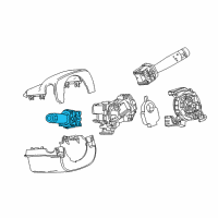 OEM 2016 Chevrolet Camaro Signal Switch Diagram - 84489124