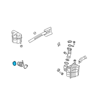 OEM Ford Focus Air Outlet Tube Clamp Diagram - 3S4Z-9C632-CA