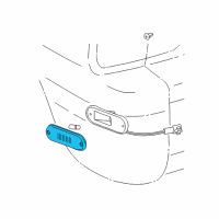 OEM 2000 Toyota RAV4 Lens Diagram - 81761-42010