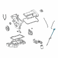 OEM 2005 Ford Freestyle Dipstick Diagram - 5F9Z-6750-AA