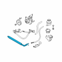 OEM 2006 BMW 330xi Power Steering Loop Diagram - 17-11-7-522-119