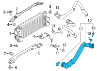 OEM 2022 Ford F-150 TUBE - OUTLET Diagram - ML3Z-6F073-C