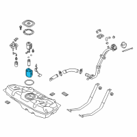 OEM 2014 Hyundai Elantra Coupe Cup Assembly-Reservoir Diagram - 31116-3X000