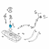 OEM Hyundai Elantra Coupe Cup Assembly-Reservoir Diagram - 31116-3X000