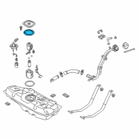 OEM Hyundai Veloster Plate-Fuel Pump Diagram - 31158-3X500