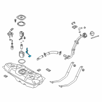 OEM Hyundai Veloster Fuel Pump Sender Assembly Diagram - 94460-2V001