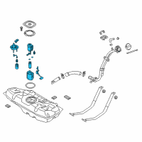OEM Hyundai Veloster Complete-Fuel Pump Diagram - 31110-2V501