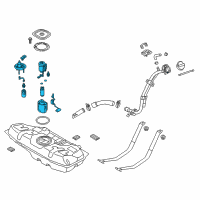 OEM 2016 Hyundai Veloster Complete-Fuel Pump Diagram - 31110-2V601