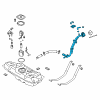 OEM 2015 Hyundai Veloster Filler Neck & Hose Assembly Diagram - 31030-2V500