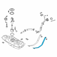 OEM Hyundai Veloster Band Assembly-Fuel Tank LH Diagram - 31210-2V000