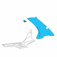 OEM Kia Optima Trim Assembly-Rear Pillar Diagram - 858503C200BT