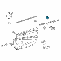 OEM 2018 Toyota Mirai Lock Switch Diagram - 84930-0E160