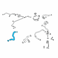 OEM 2019 GMC Terrain Upper Hose Diagram - 84129279