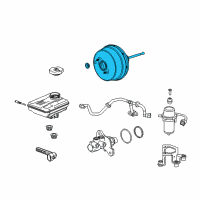 OEM 2017 Chevrolet Corvette Booster Diagram - 23337594