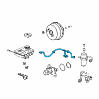 OEM Chevrolet Vacuum Tube Diagram - 20981799