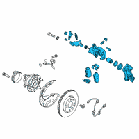 OEM 2017 Kia Niro Brake Assembly-Rear Wheel Diagram - 58230G2300