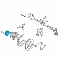 OEM Hyundai Ioniq Rear Bearing Sensor Diagram - 58980-F2000