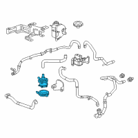 OEM 2016 Chevrolet Spark EV Pump Asm-Heater Coolant Diagram - 13597901