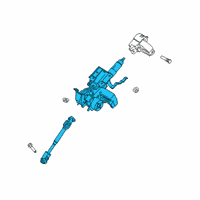 OEM 2019 Ford EcoSport Column Assembly Diagram - GN1Z-3C529-AB