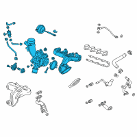 OEM 2014 Buick Encore Turbocharger Asm Diagram - 25201063