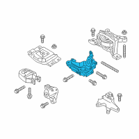 OEM Ford Fiesta Lower Mount Diagram - BM5Z-6038-B