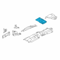 OEM BMW X1 Heat Insulation Final Drive Diagram - 51-48-7-140-985