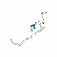 OEM Chrysler Clamp-STABILIZER Bar Diagram - 4743494AA