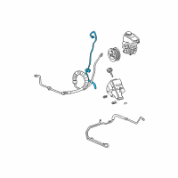 OEM 2005 Chevrolet Venture Return Hose Diagram - 15777620