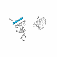 OEM 2009 Nissan Versa Gasket-Man Exhaust Diagram - 14036-EE000