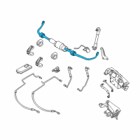 OEM BMW 645Ci Active Stabilizer Bar Diagram - 37-11-6-780-011