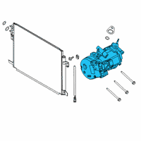 OEM 2022 Lincoln Aviator Compressor Assembly Diagram - L1MZ-19703-A