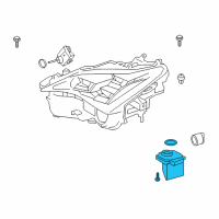 OEM 2017 Lexus RC300 Computer Sub-Assembly, HEADLAMP Diagram - 89907-24060