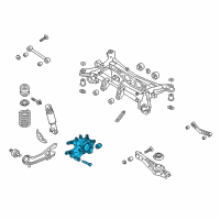 OEM Kia Sorento Carrier Assembly-Rear Axle Diagram - 527102P400