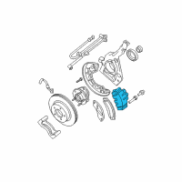 OEM 2002 Ford Explorer Sport Caliper Diagram - 1L5Z-2B120-AA