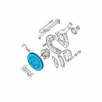 OEM 2002 Ford Explorer Sport Rotor Diagram - 1L5Z-1125-AA