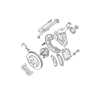 OEM 2005 Ford Explorer Sport Trac Wheel Bolt Diagram - XL2Z-1107-AA