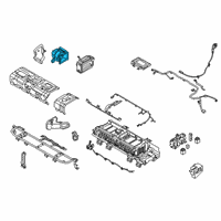 OEM 2018 Hyundai Ioniq Blower Unit Assembly-Battery Cooling Diagram - 37580-G2100